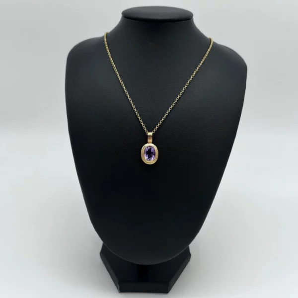 Geburtssteinkette Amethyst - November Di Erb