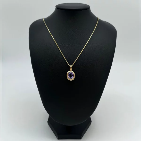 Geburtssteinkette Amethyst - November Du Ver